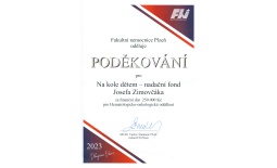 Poděkování Hematologicko-onkologického oddělení FN Plzeň