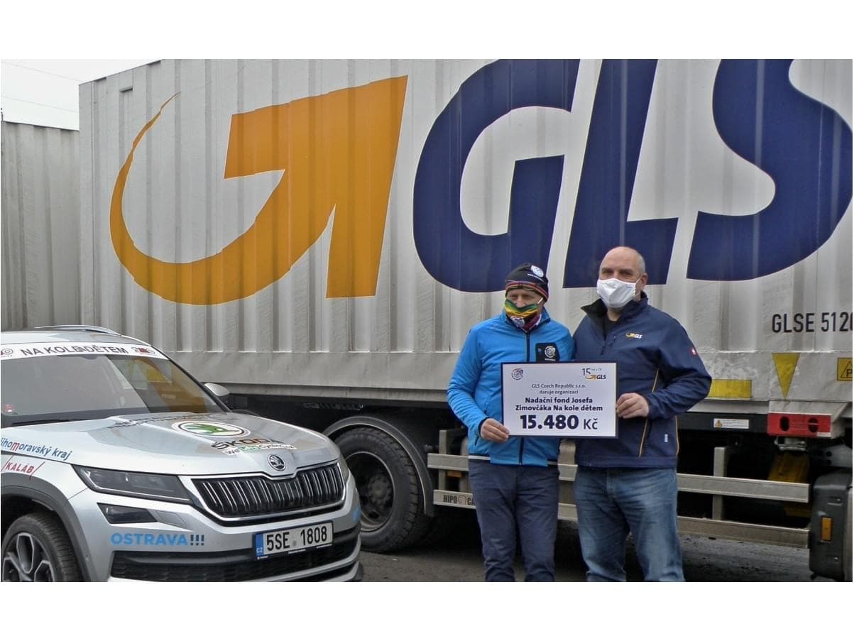 GLS předalo nadaci šek na 15.480 Kč