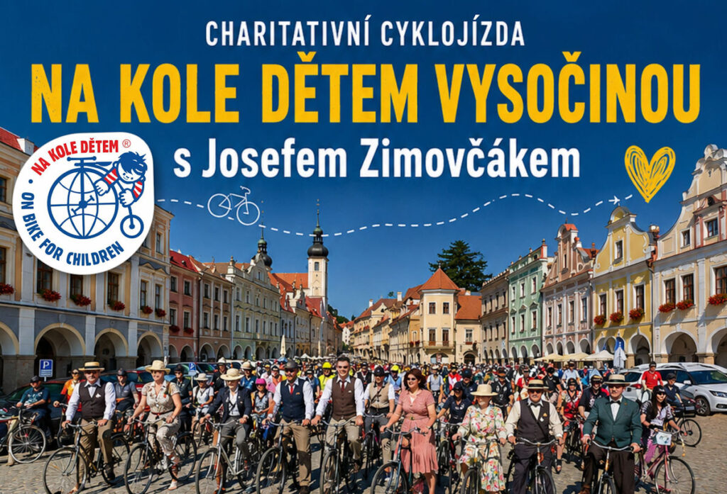 Registrace na akci Na kole dětem Vysočinou spuštěna